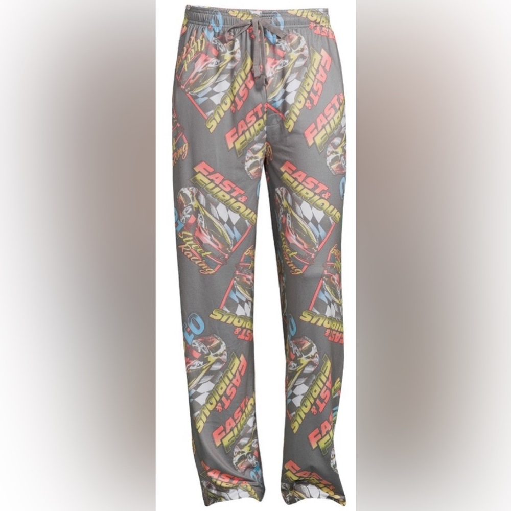 Fast & Furious, Adult Mens, Logo Pajamas Sleep Pants